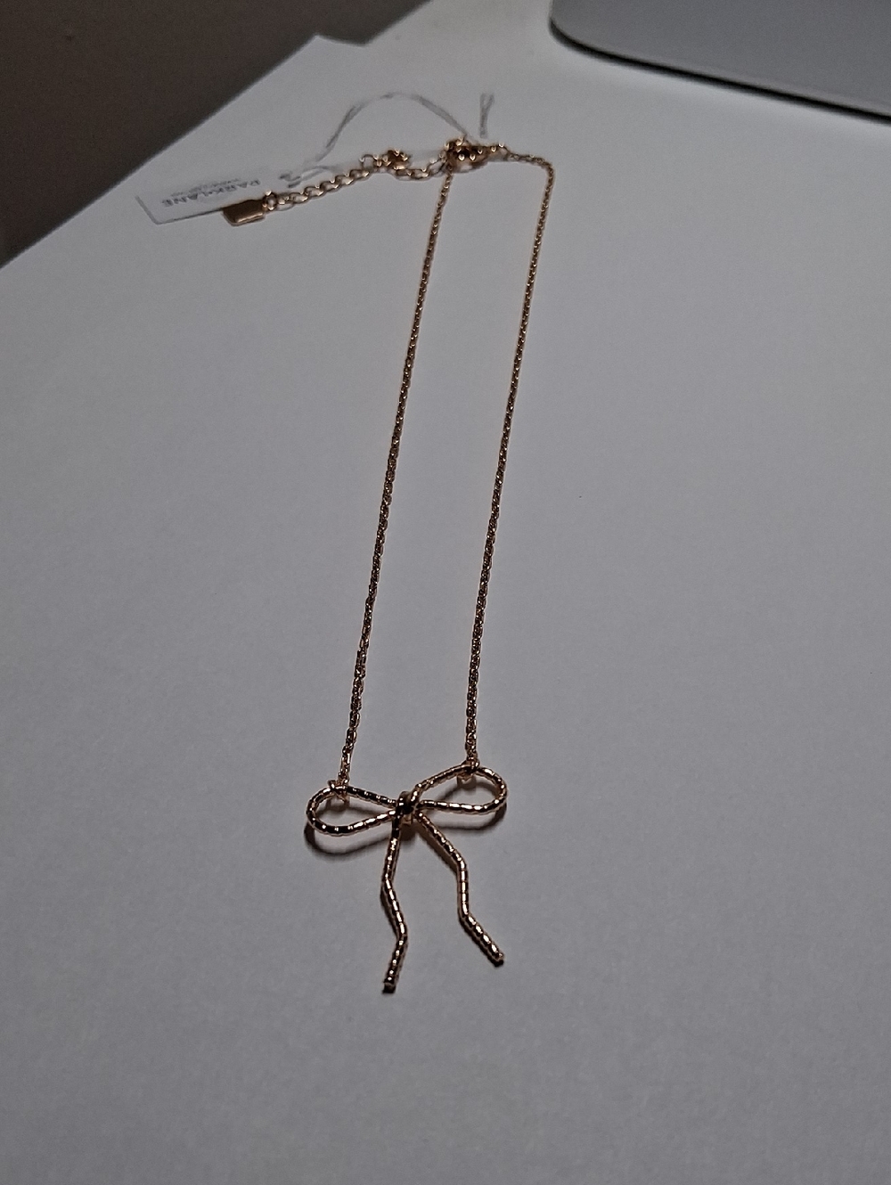 Park Lane  Bow Necklace
